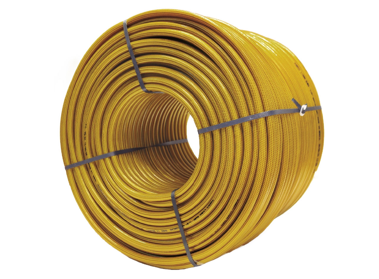 GOLDEN ANTI-TWISTING GARDEN HOSE - COIL