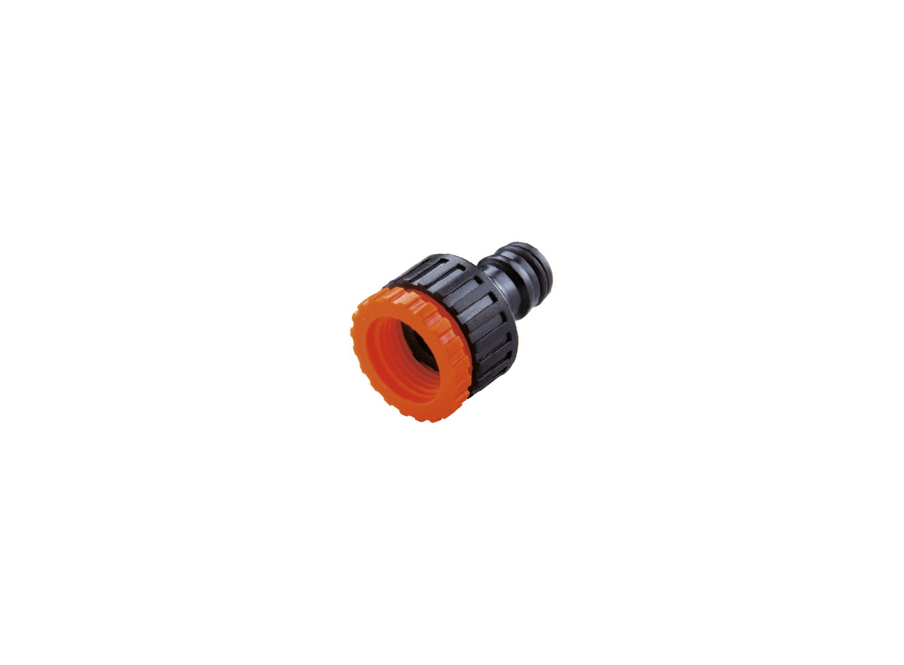 ADAPTADOR PARA TORNEIRA 1/2” E 3/4” - LARANJA/PRETO