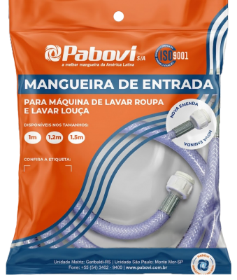ENTRADA PARA MÁQUINA DE LAVAR (EMBALADA)